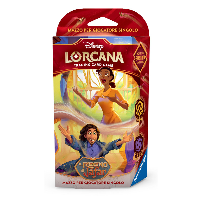 Disney Lorcana Il Regno di Jafar Starter Deck Ambra e Ametista